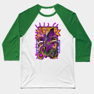 PURPLE PULPO Baseball T-Shirt